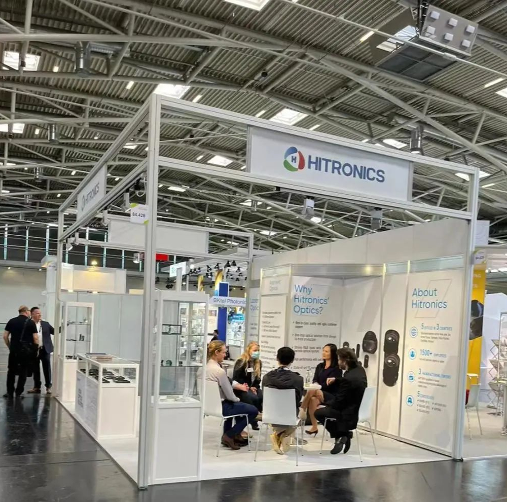 Hitonics' booth in Laser World Photonics 2022